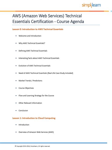 Read Online Aws Amazon Web Services Technical Essentials 