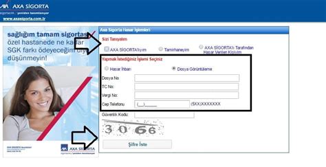 Axa Dosya Sorgulama