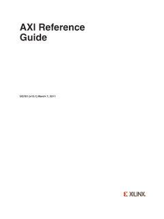Axi Reference Guide Xilinx