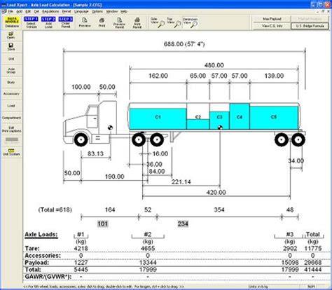 axle load calculation