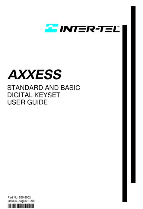 axxess by inter tel manual