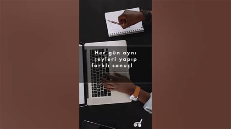 aynı şeyleri yapıp farklı sonuçlar beklemek deliliktir  TikTok.