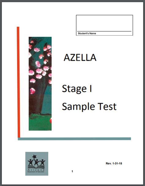Azella Stage Ii Sample Test