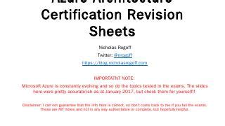 Azure Architecture Help Sheets Nicholas Rogoff Blog