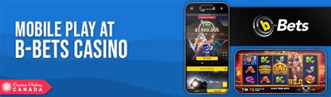 b bets casino mobile mktx canada