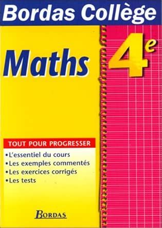 B Coll Maths 4e Ne Np Ancienne Edition