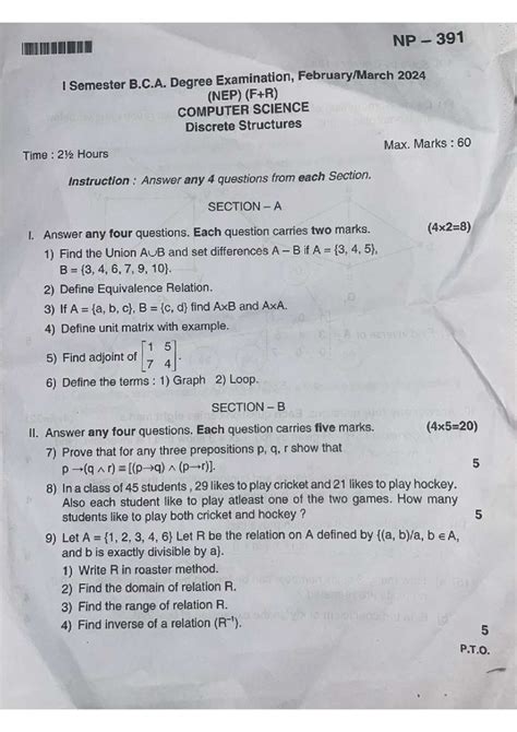 B Com 1st Sem Question Paper Economics