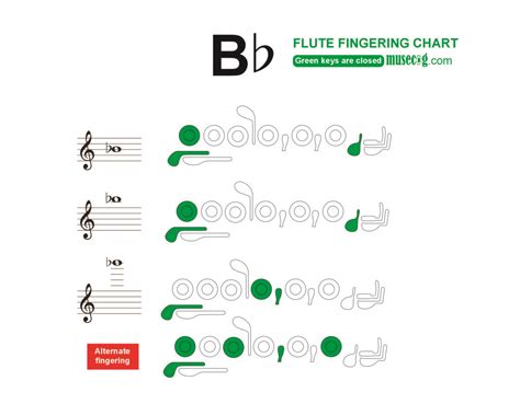 B Flat On Flute