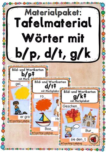 B P D T G K Arbeitsblatter 3 Klasse