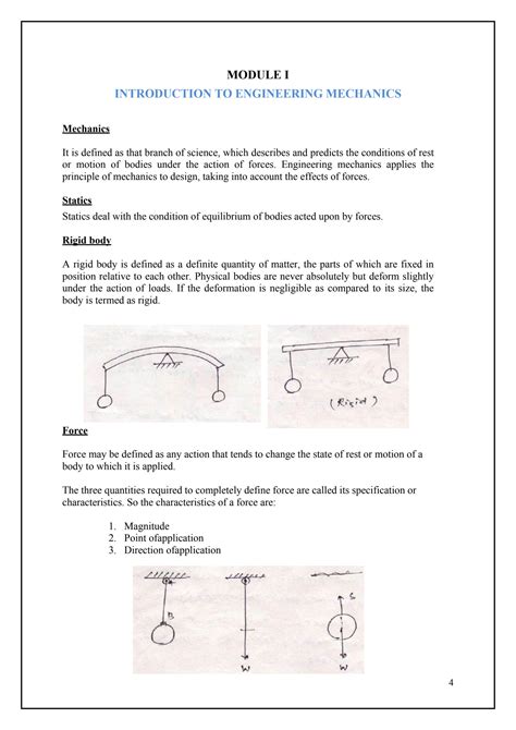 Read B Tech Engineering Mechanics Notes 