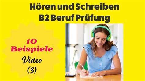 B2 Beruf Prufung
