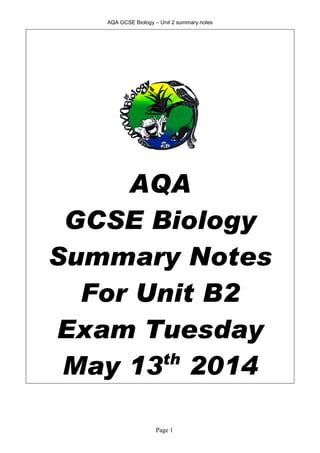 B2 Exam 13th May 2014