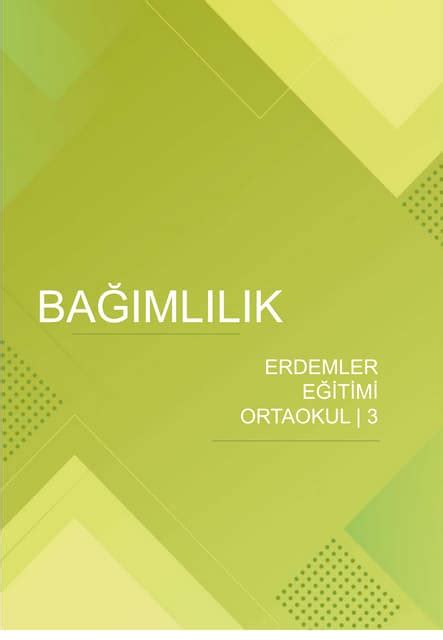 bağımlılık pdf