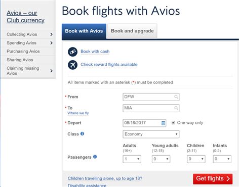 Ba Flight Booking