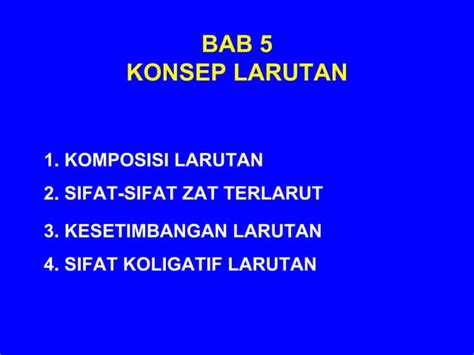 bab 5 konsep larutan