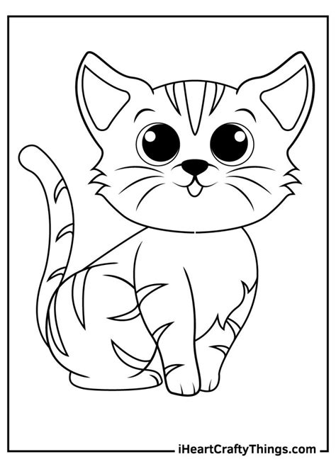Baby Cat Coloring Pages Free Amp Printable Baby Kitten Coloring Page - Baby Kitten Coloring Page
