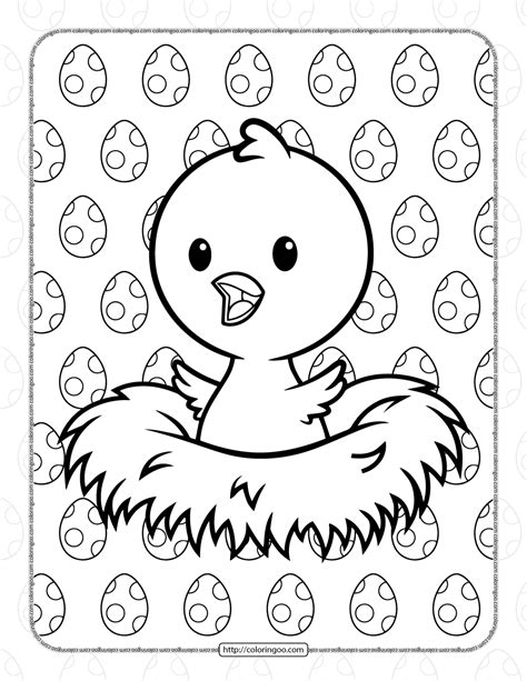 Baby Chick Coloring Pages At Getcolorings Com Free Baby Chickens Coloring Pages - Baby Chickens Coloring Pages