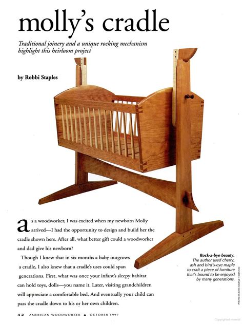 Baby Cradle Plans   Build Your Own Wooden Rocking Baby Cradle Ron - Baby Cradle Plans
