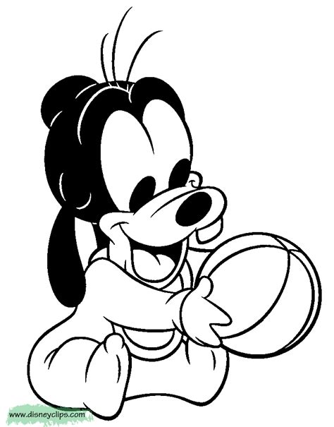 Baby Disney Characters Coloring Pages