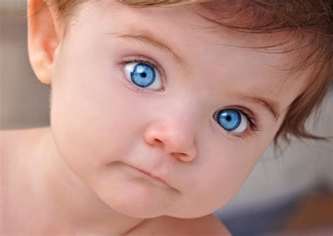 Baby Girl With Blue Eyes