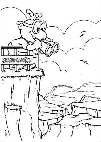 Baby Scooter In Grand Canyon Coloring Page Grand Canyon Coloring Page - Grand Canyon Coloring Page