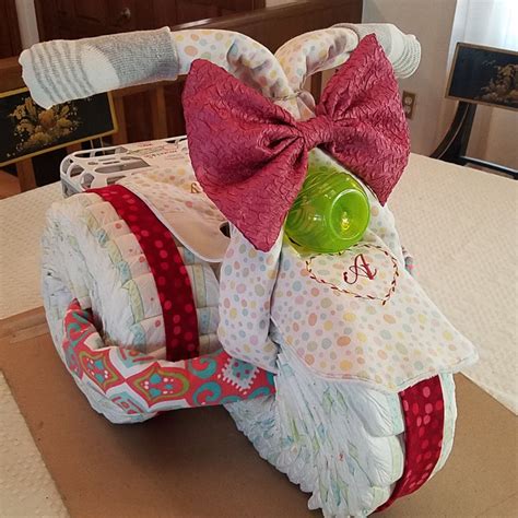 baby shower diaper tricycle instructions