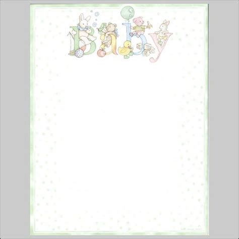 Baby Stationery Printable