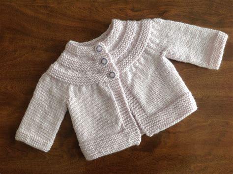 baby sweater knitting pattern circular needles