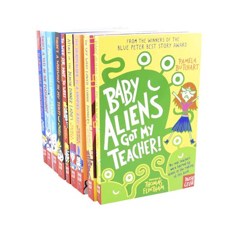 Read Online Baby Aliens Pamela Butchart Collection 6 Books Bundle With Giftjournal Got My Teacher My Head Teacher Is A Vampire Rat The Spy Who Loved School Dinners To Wee Or Not To Wee Attack Of The Demon Dinnerladies Theres A Werewolf In 