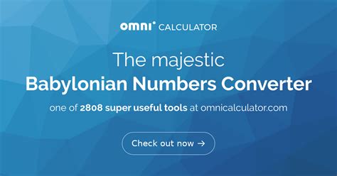 Babylonian Numbers Converter Omni Calculator Babylonian Number System Worksheet - Babylonian Number System Worksheet