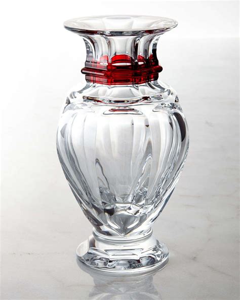 baccarat glass vase Array