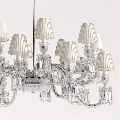 baccarat lighting chandeliers 3d model Array