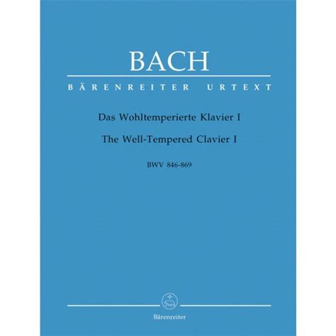bach well tempered clavier urtext pdf