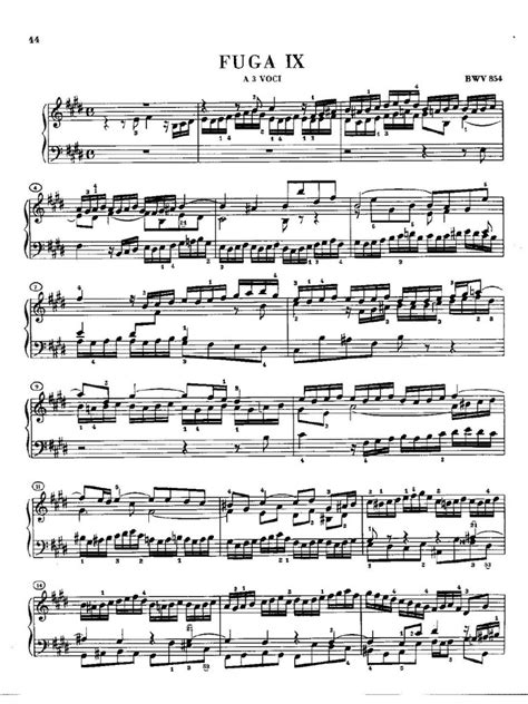Bach Wtk Analysis