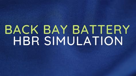 Back Bay Battery Simulation Solution