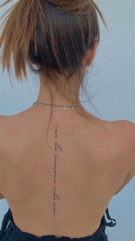 Back Bone Tattoo Quotes