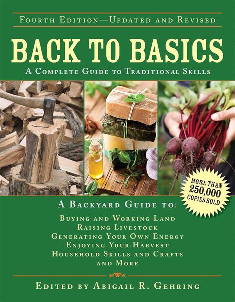 Back To Basics A Complete Guide Traditional Skills Abigail R Gehring
