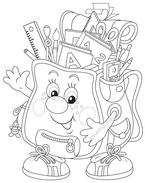 Back To School Coloring Pages   12 Sources For Free Back To School Coloring - Back To School Coloring Pages