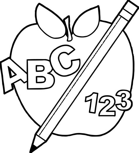 Back To School Coloring Pages Simple Fun For Preschool Back To School Coloring Pages - Preschool Back To School Coloring Pages