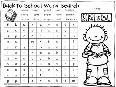 Back To School Worksheets 2nd Grade By Teaching Back To School Second Grade - Back To School Second Grade