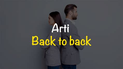 BACK ARTINYA - BACK dalam Bahasa indonesia - terjemahan dan contoh