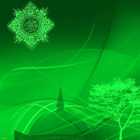 background hijau islami
