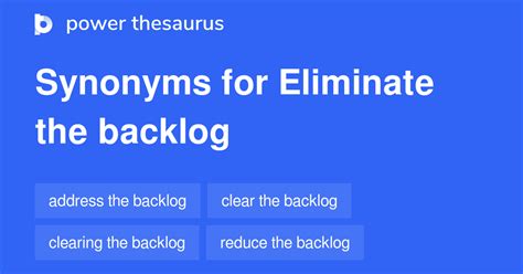 backlog synonym
