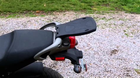 backrest/luggage rack operation on a buell ulysses