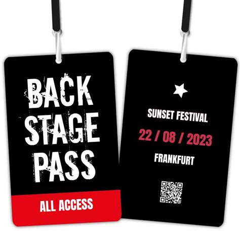 backstage pass