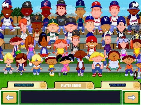 Backyard Baseball 2001 Roster