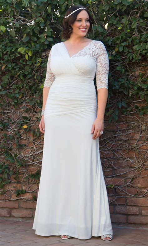 Backyard Wedding Wedding Dresses Plus Size