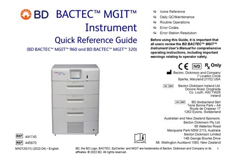 Bactec System User Manual