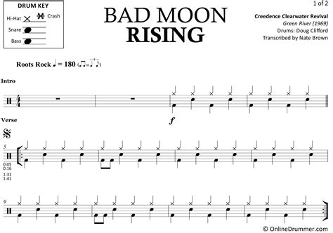 bad moon rising midi mac