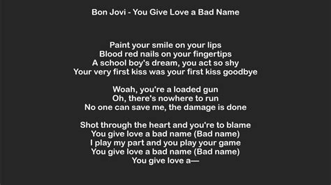 Bad Name Lyrics
